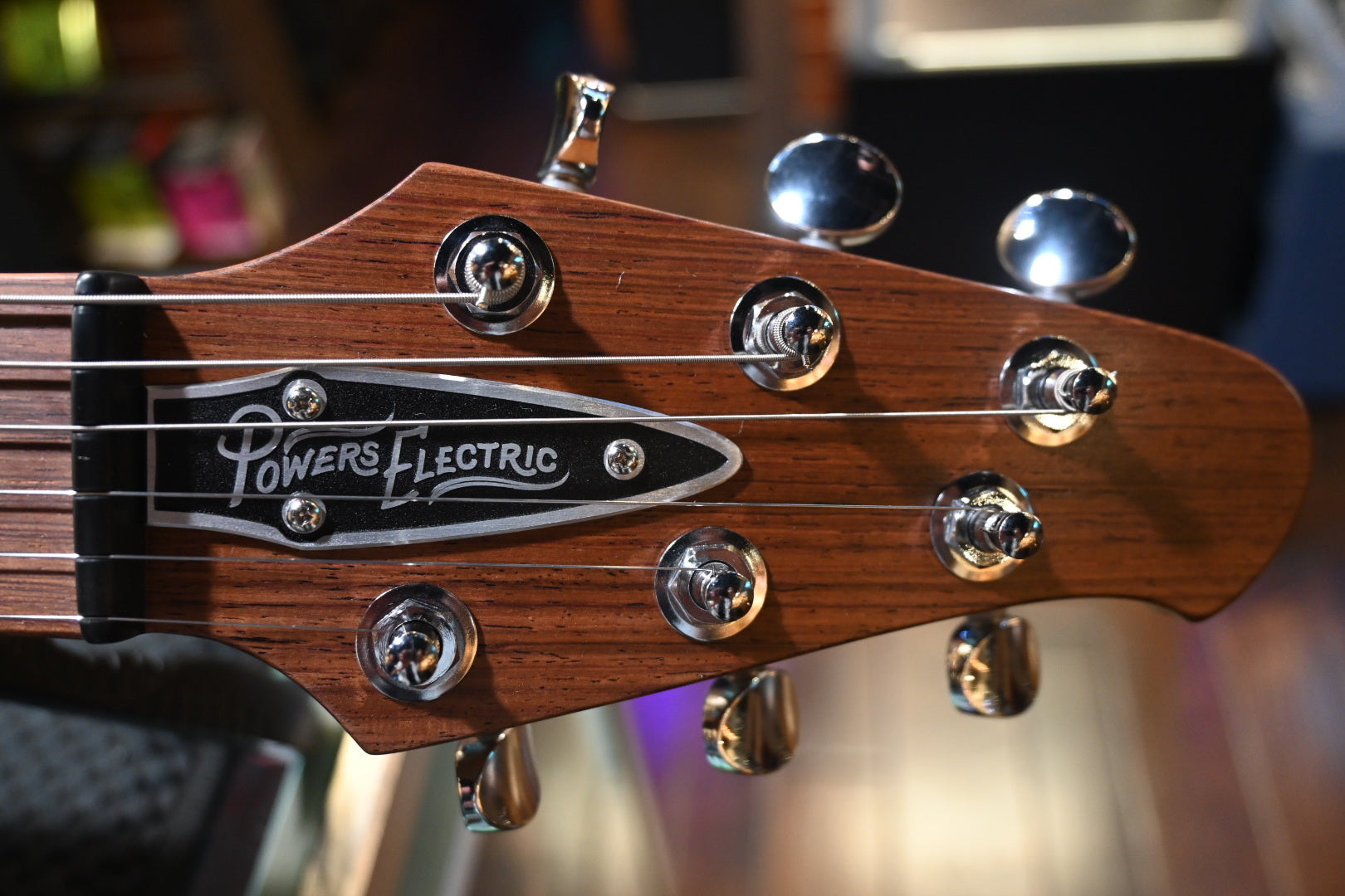 Powers Electric A-Type Select Maple PF42 CamTail - Wild Honey Burst Guitar #A956 - Danville Music