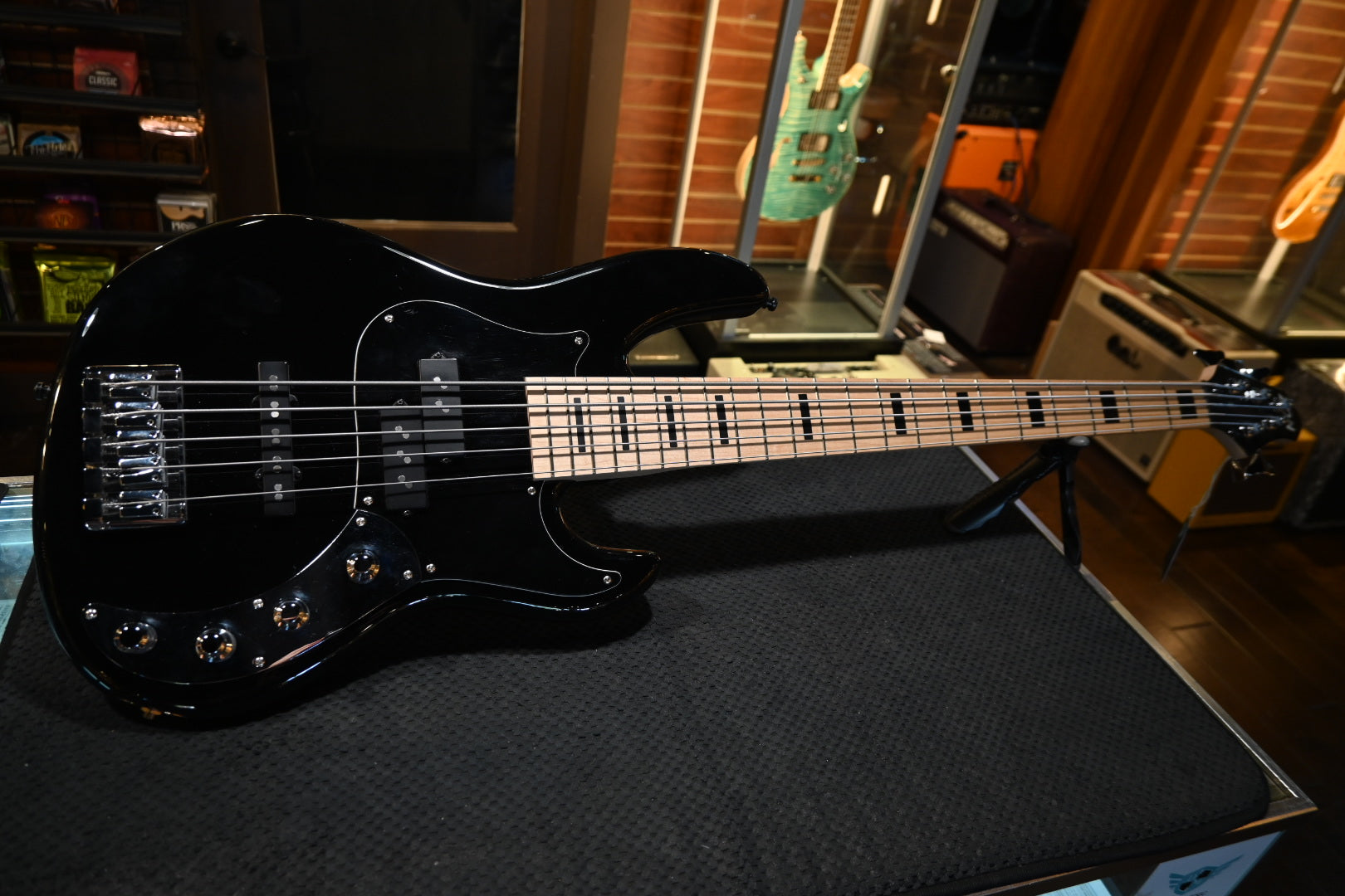 Zon Mosaic Mojo 5-String - Black Guitar #0030 - Danville Music