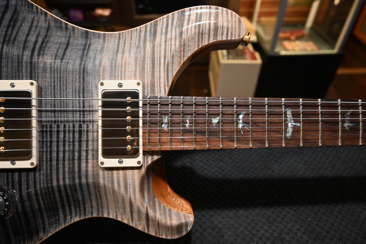 PRS Wood Library DGT 10-Top 2024 Brazilian - Gray Black Fade Guitar #2373