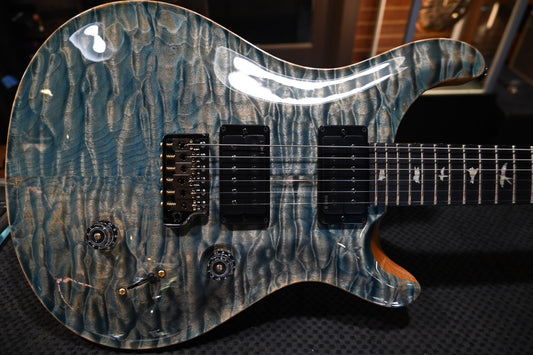 PRS Custom 24 Artist Grade Quilt Top Private Stock Color Limited Edition - Faded Indigo Guitar #5524