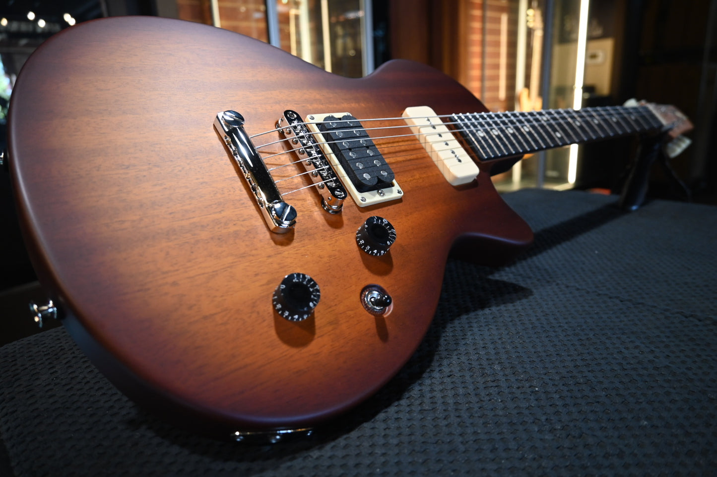 Tom Anderson Bobcat Special - Satin Dark Honey Burst Guitar #225P - Danville Music