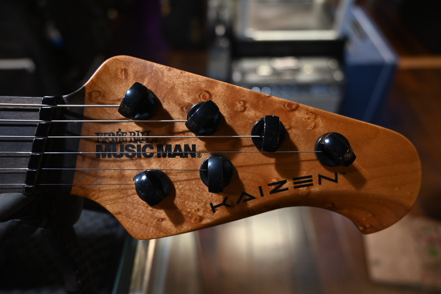 Music Man Kaizen 6 LTD - Black Limba Guitar #2213
