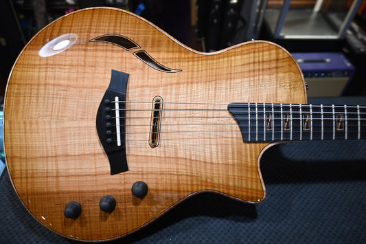 Taylor Custom T5z Figured Maple/Urban Ash Catch #27 - Antique Blonde Guitar #5083
