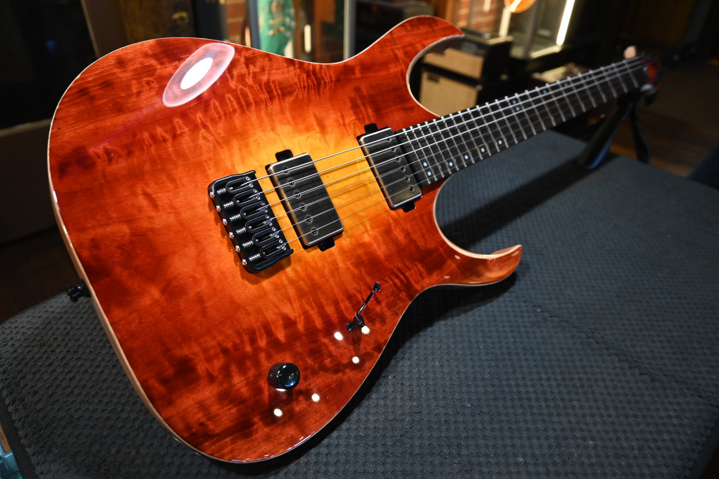 Mayones Duvell Elite 6 - Lava Burst Guitar #6109