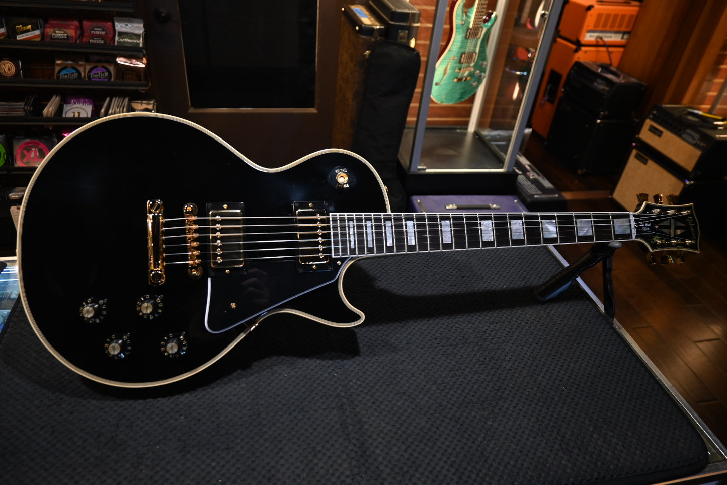Gibson Custom Shop 1968 Les Paul Custom Reissue Gloss - Ebony Guitar #9218