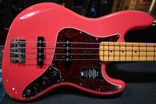 Fender American Professional Classic Jazz Bass - Faded Dakota Red Bass #9017