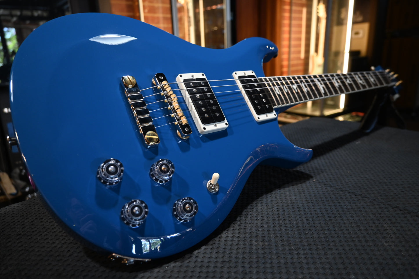 PRS Wood Library S2 McCarty 594 Thinline - Space Blue Guitar #5489