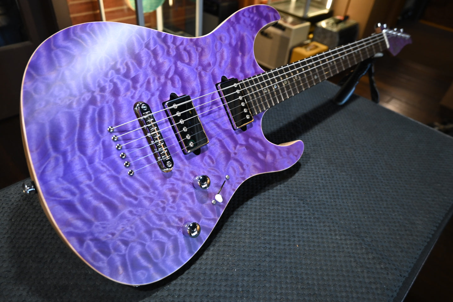 Suhr Custom Modern - Trans Purple Satin Guitar #6331 USED