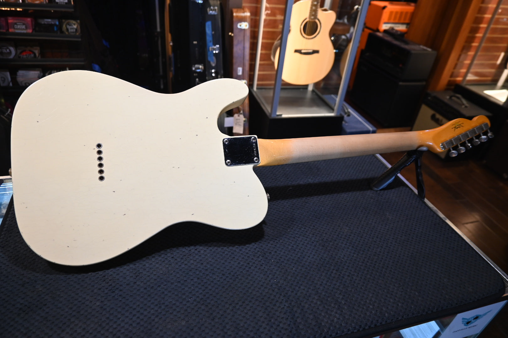 Fender Custom Shop Wildwood 10 1959 Telecaster Journeyman 2023 - Faded Aged Vintage White Guitar #6454 - Danville Music