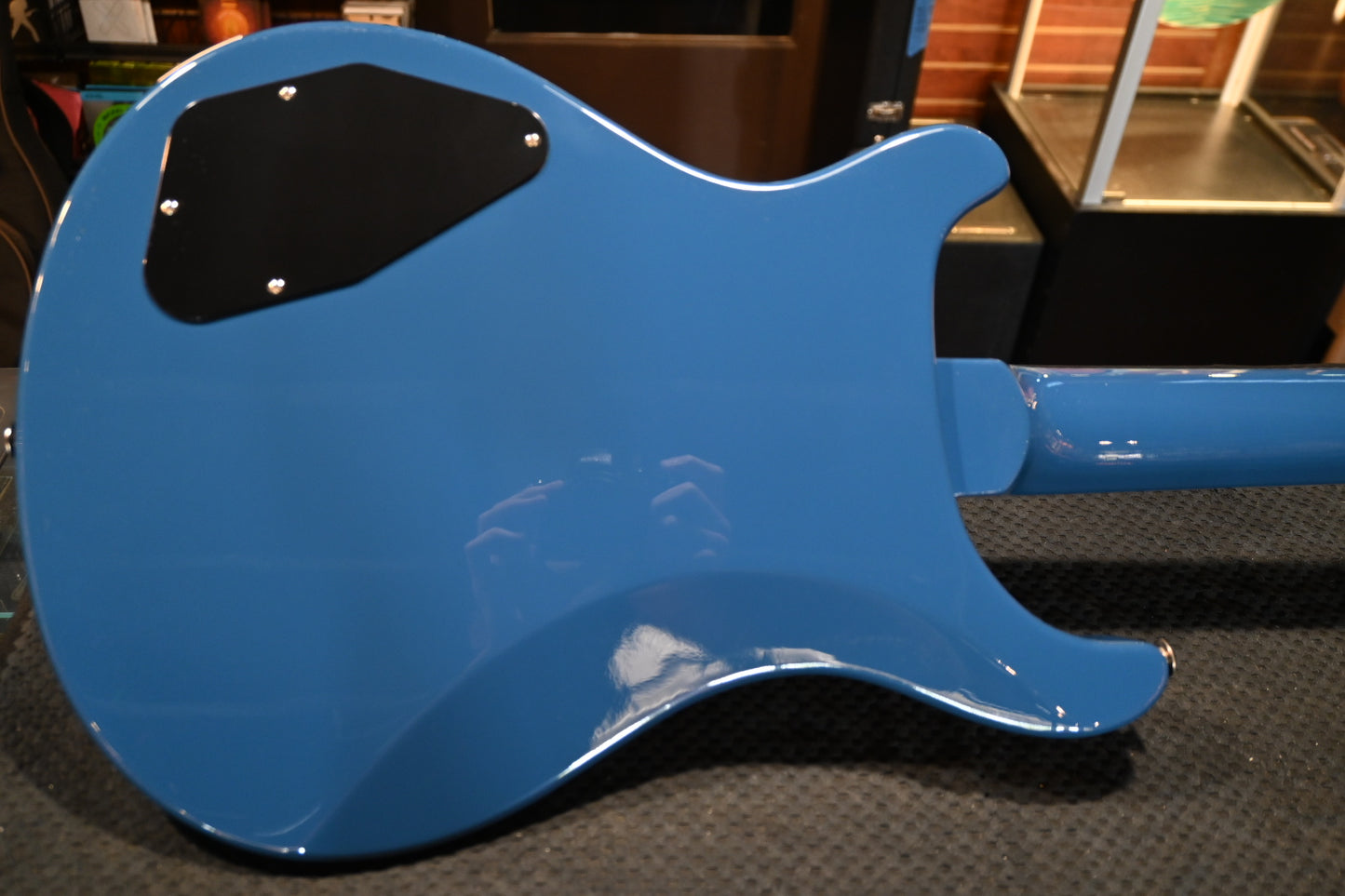 PRS Wood Library S2 McCarty 594 Thinline 85/15s and Ebony Board - Space Blue Guitar #5487 - Danville Music