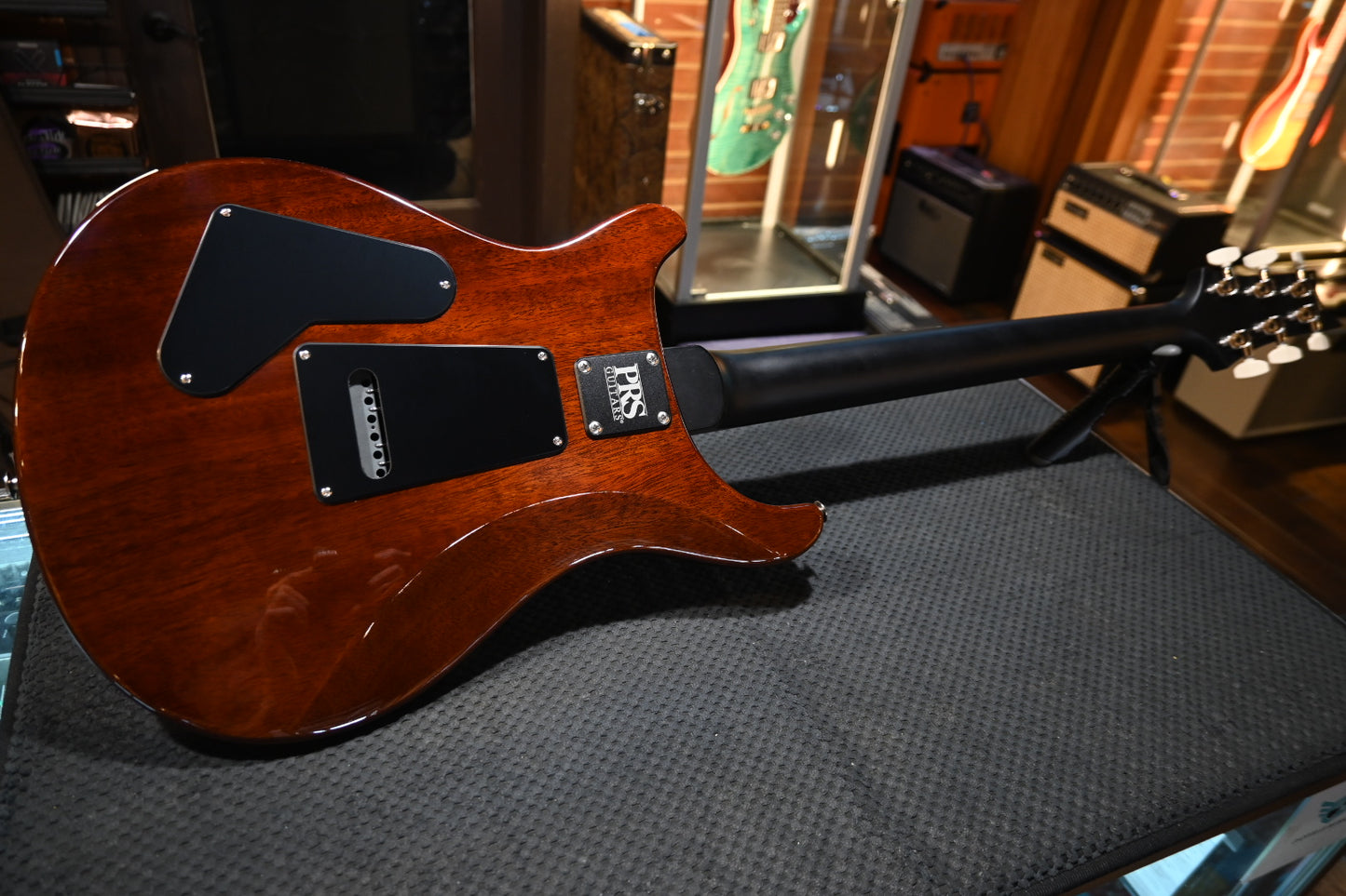 PRS Wood Library CE 24 Quilt - Tortoise Shell Guitar #7888