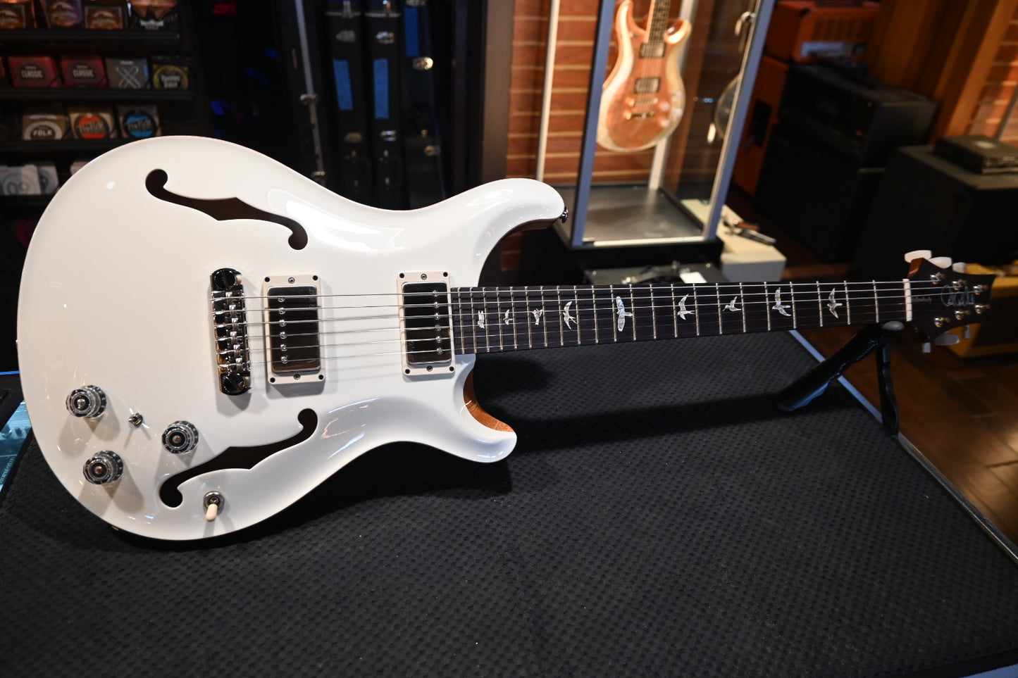 PRS Hollowbody II Piezo - Antique White Guitar #0082