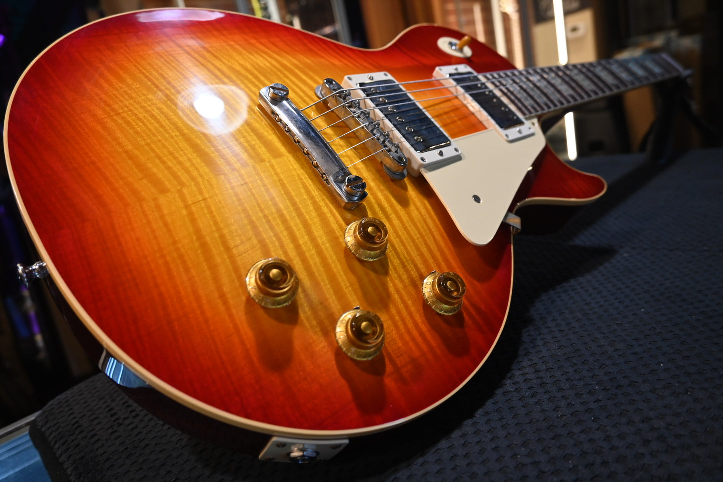 Gibson Custom Shop 1959 Les Paul Standard Reissue VOS - Washed Cherry Sunburst Guitar #1554 - Danville Music