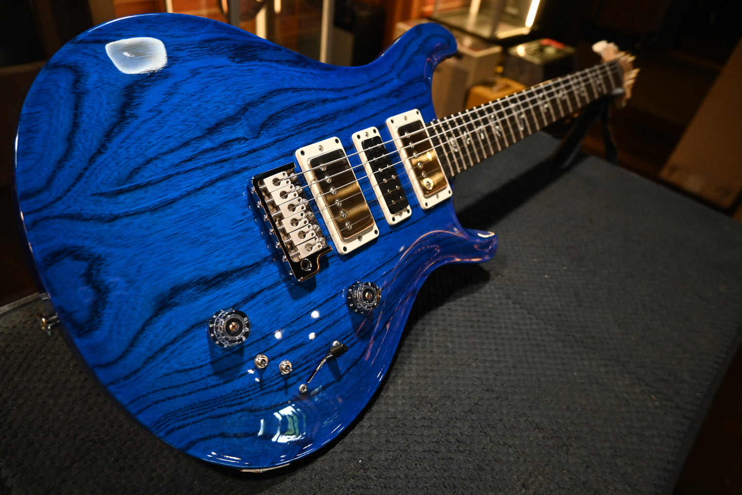 PRS Wood Library Swamp Ash Special - Blue Matteo Guitar #1584