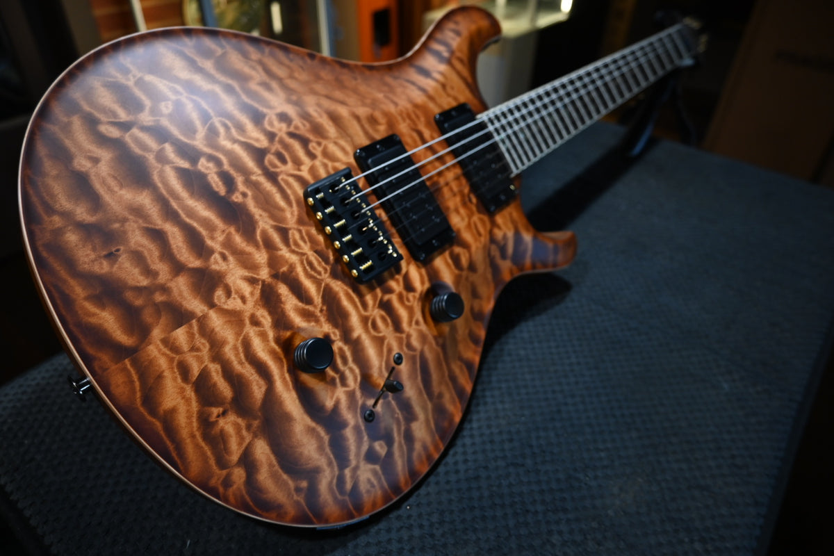 PRS Wood Library Holcomb 10-Top Quilt - Copperhead Burst Satin Guitar #0608