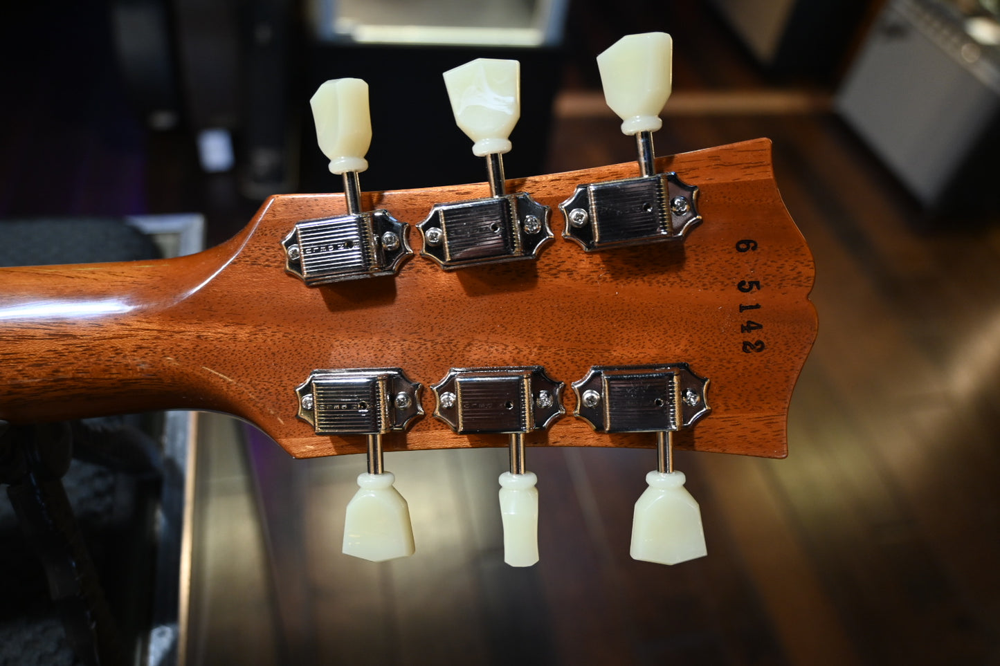 Gibson Custom Shop 1956 Les Paul Standard Reissue Goldtop VOS PSL - Double Gold Guitar #5142 - Danville Music