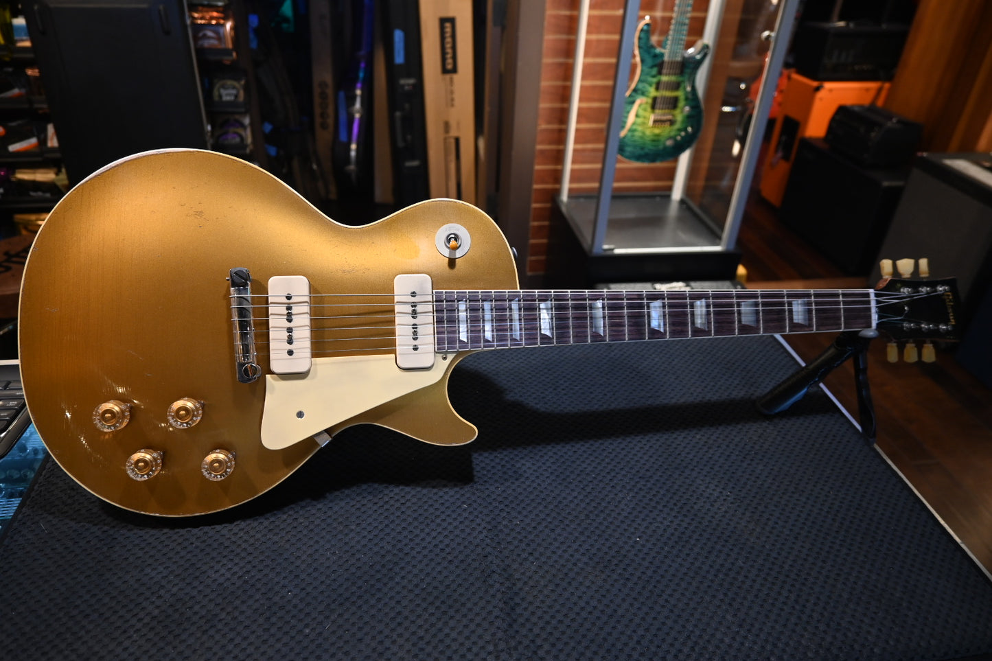 Gibson Custom Shop 1954 Les Paul Goldtop Reissue Murphy Lab Heavy Aged - Double Gold Guitar #4211 - Danville Music