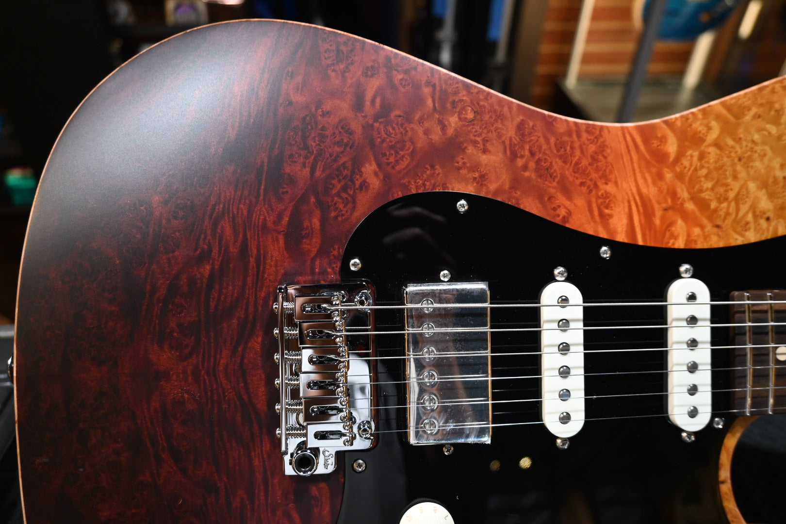 Suhr Custom Standard Maple Burl - Desert Gradient Guitar #1220 - Danville Music