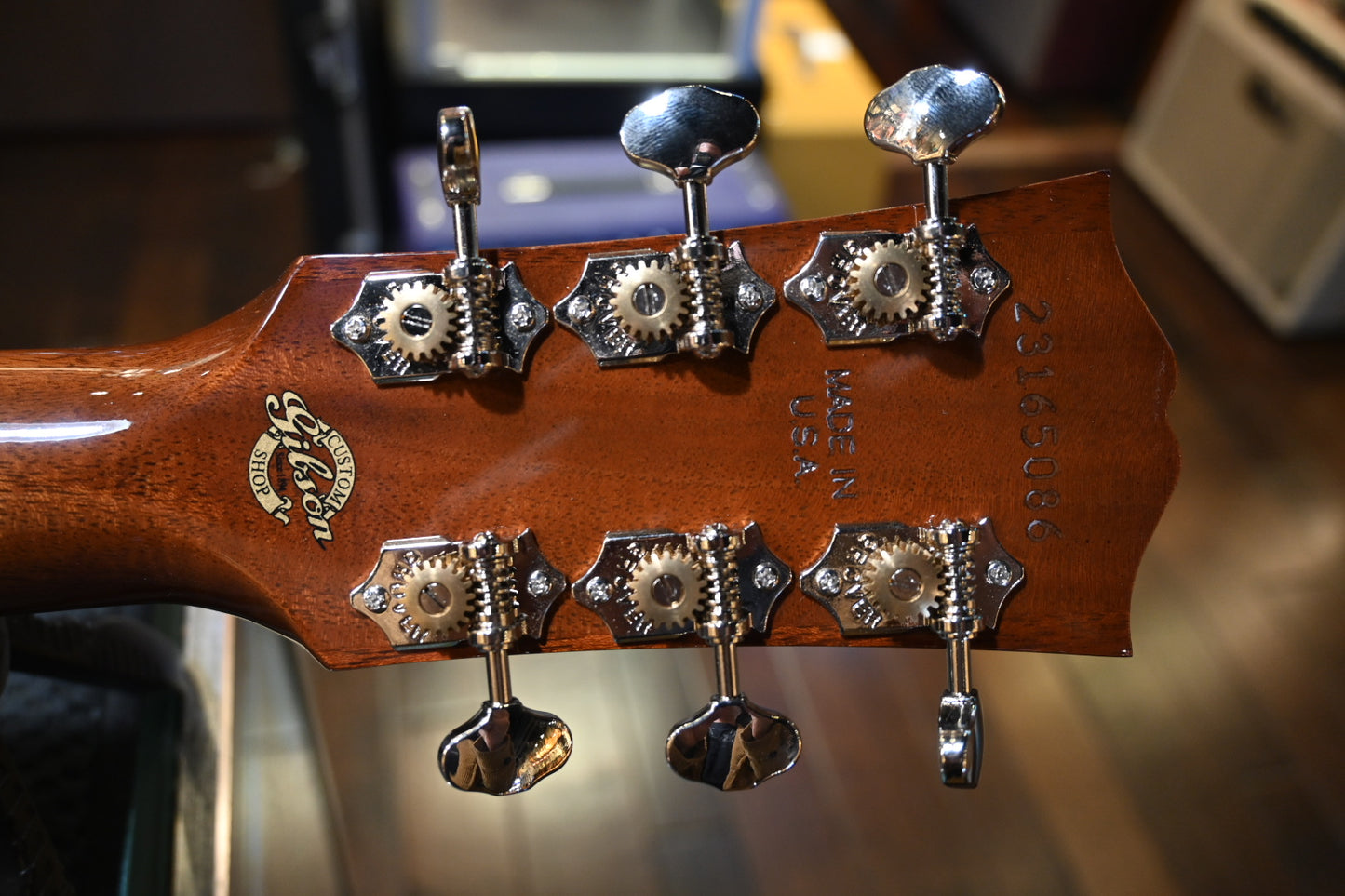 Gibson Custom Shop J-45 Koa Carpathian Spruce - Honeyburst Guitar #5086