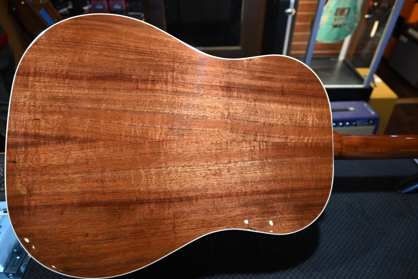 Gibson Custom Shop J-45 Koa Carpathian Spruce - Honeyburst Guitar #5086