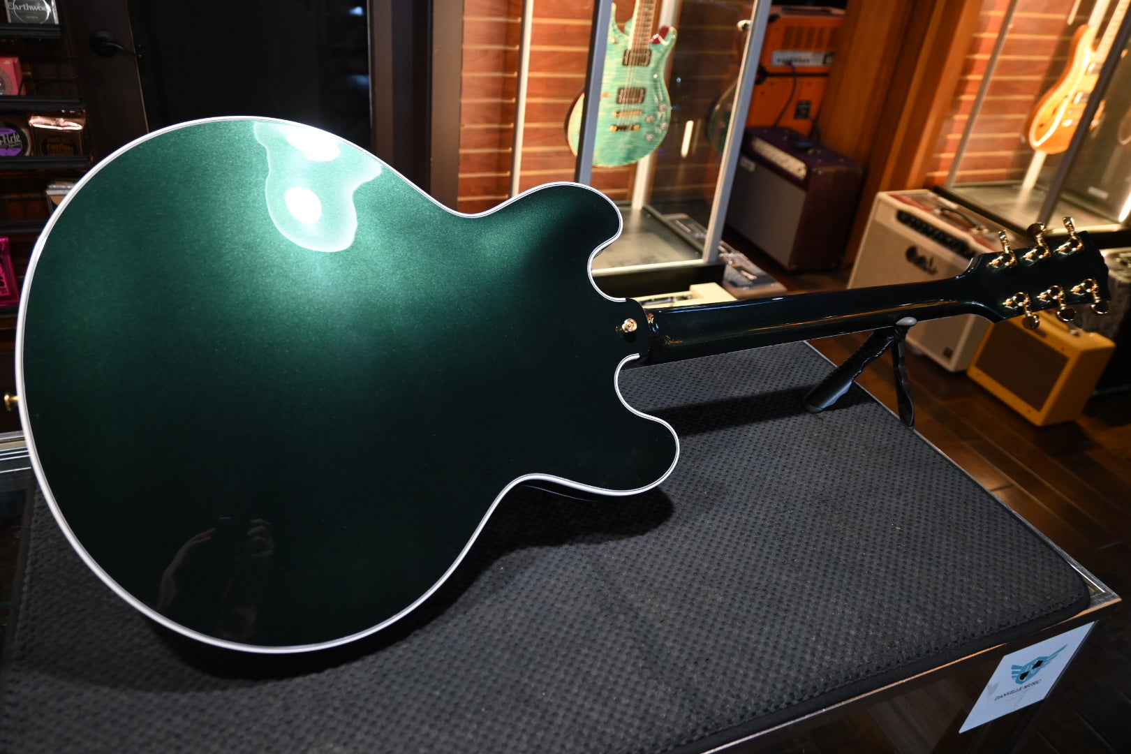 Gibson Custom Shop 1959 ES-355 Reissue - British Racing Green Guitar #0014 - Danville Music