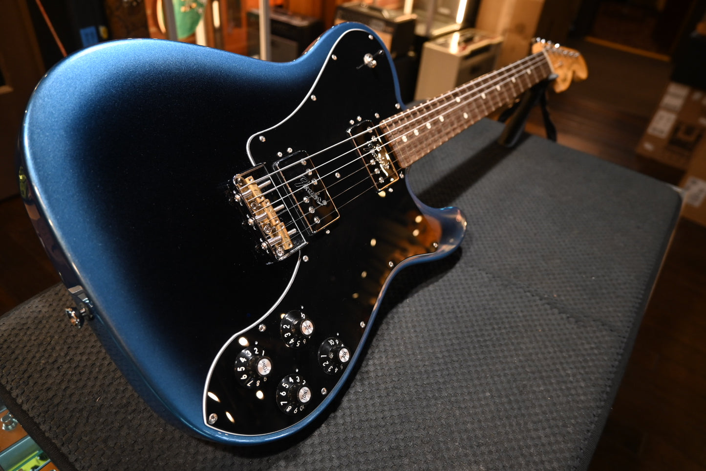 Fender American Professional II Telecaster Deluxe 2023 - Dark Night Guitar #4093