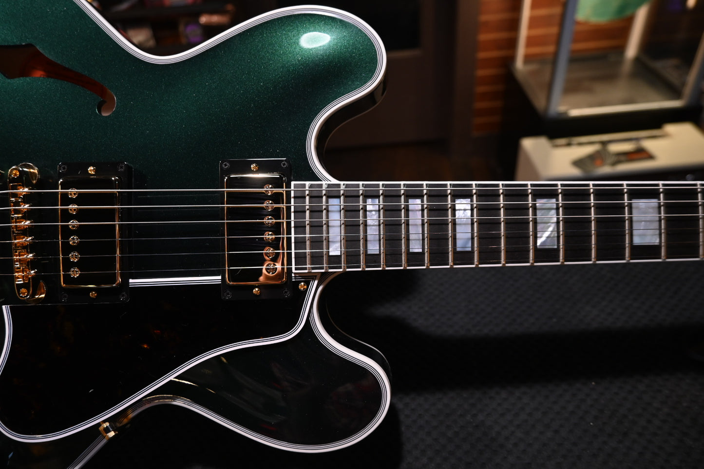 Gibson Custom Shop 1959 ES-355 Reissue - British Racing Green Guitar #0014 - Danville Music
