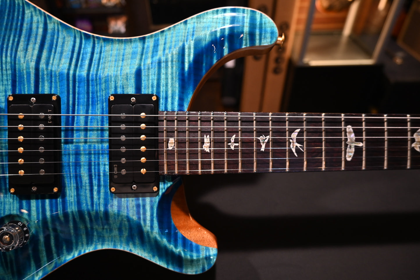PRS Custom 24 10-Top Limited - Arctic Blue Guitar #0545
