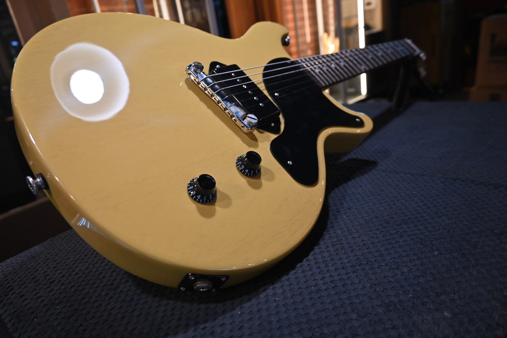 Gibson Les Paul Junior Double Cutaway - TV Yellow Guitar #0120 - Danville Music