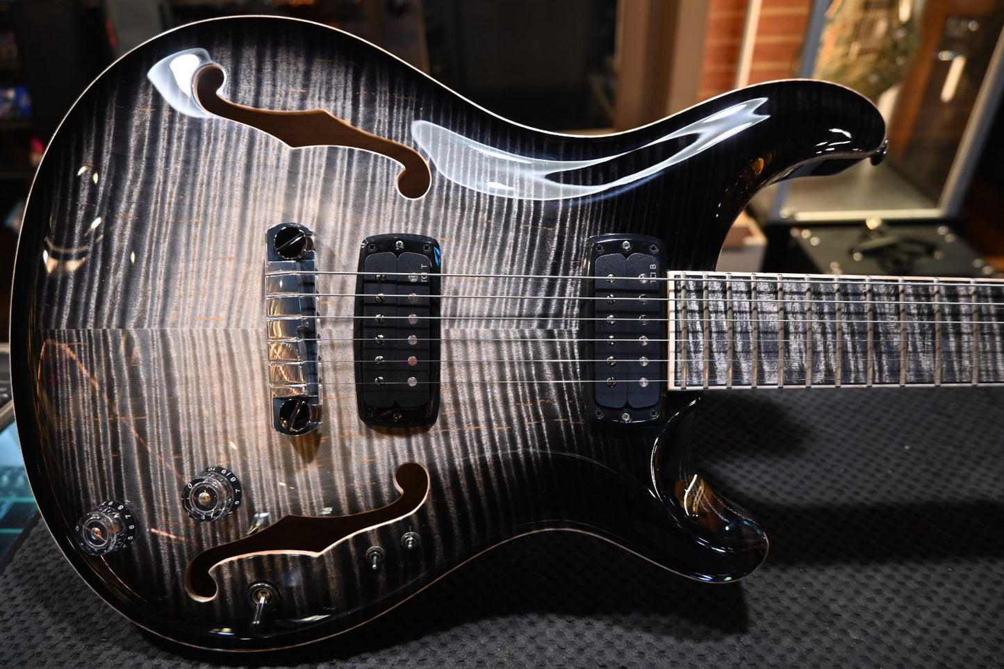 PRS Private Stock 30th Anniversary ‘Birds of a Feather’ Hollowbody I Limited - Frostbite Glow Guitar #0234