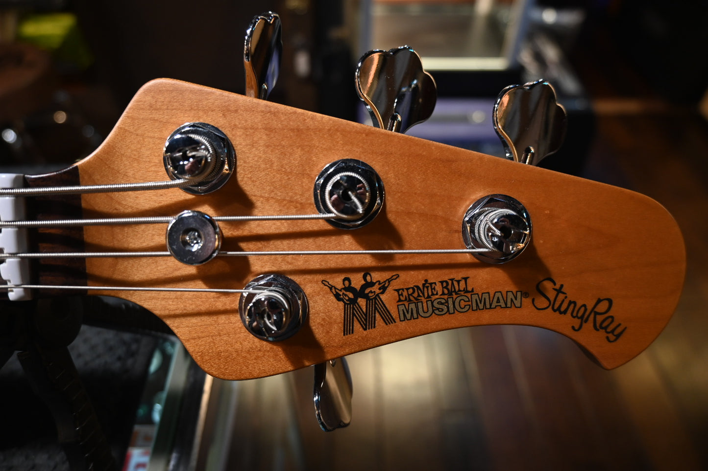 Music Man Stingray Short Scale Tim Commeford - Vintage Sunburst Bass #43 of 50 - Danville Music