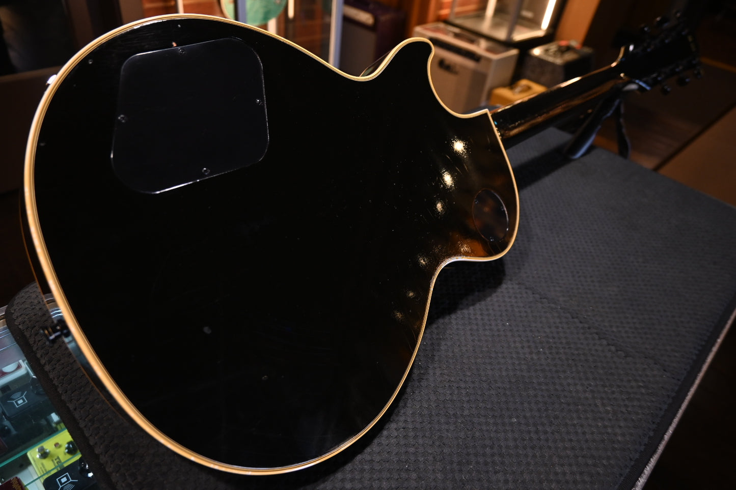 Gibson Custom Shop Kirk Hammett 1989 Les Paul Custom Murphy Lab Aged Nitro 2024 - Ebony Guitar #KH114 - Danville Music