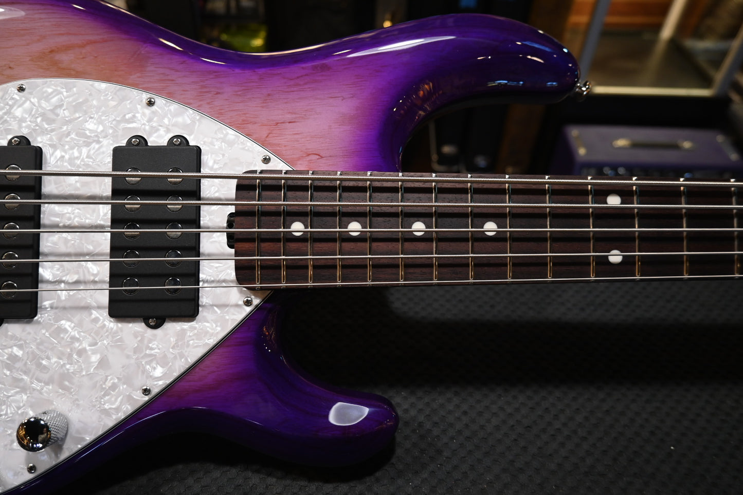Music Man Stingray Special 5 HH - Purple Sunset Bass #9056