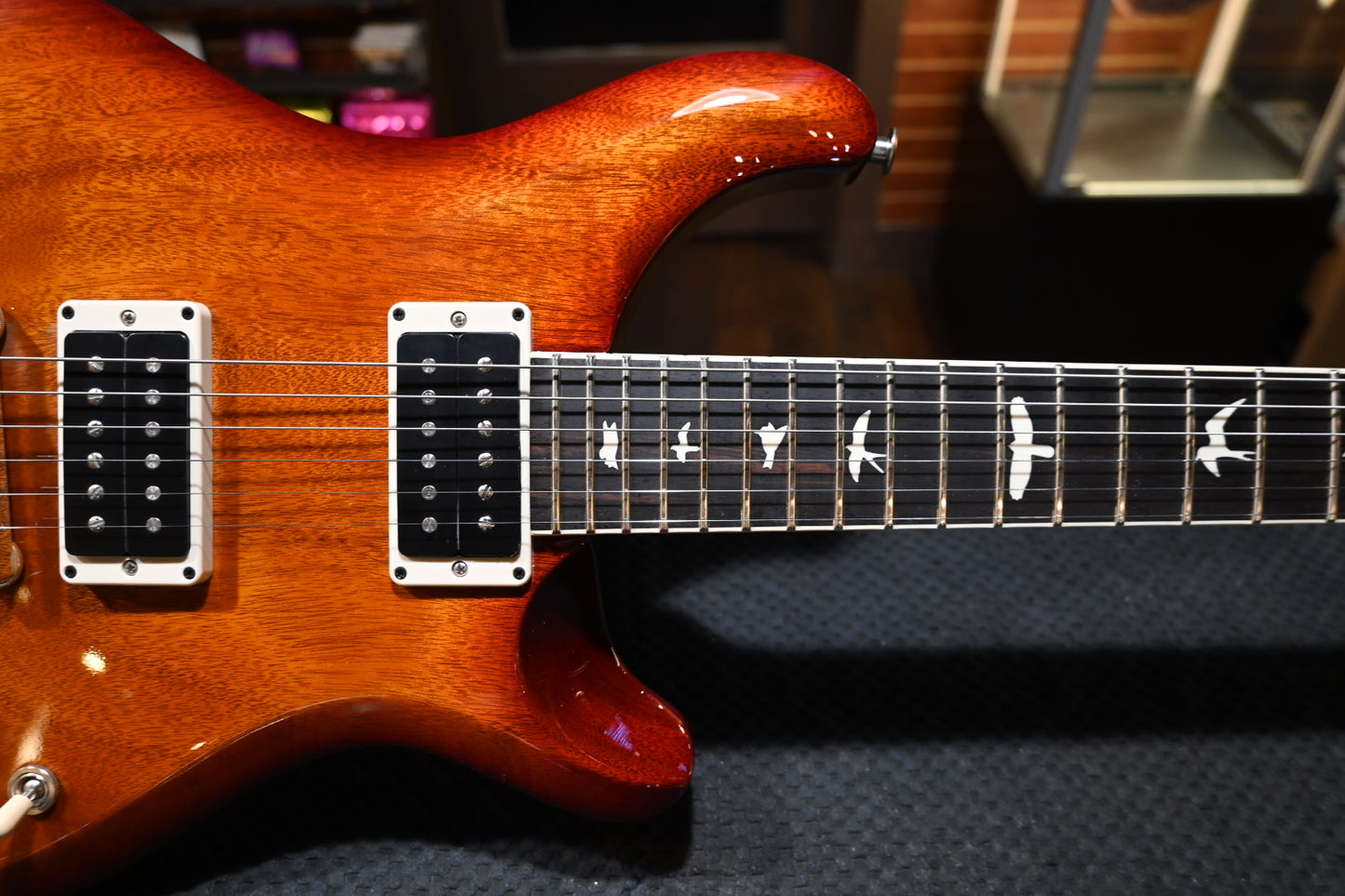 PRS Wood Library S2 McCarty 594 Thinline - Dark Cherry Sunburst Guitar #5492