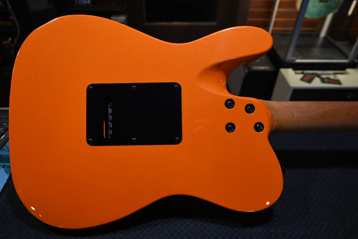 Suhr Andy Wood 10th Anniversary Signature Series Modern T - Arancio Orange Guitar #2291 - Danville Music