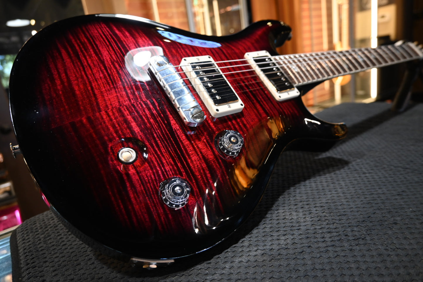PRS McCarty 2024 - Fire Red Smokewrap Burst Guitar #9679 - Danville Music