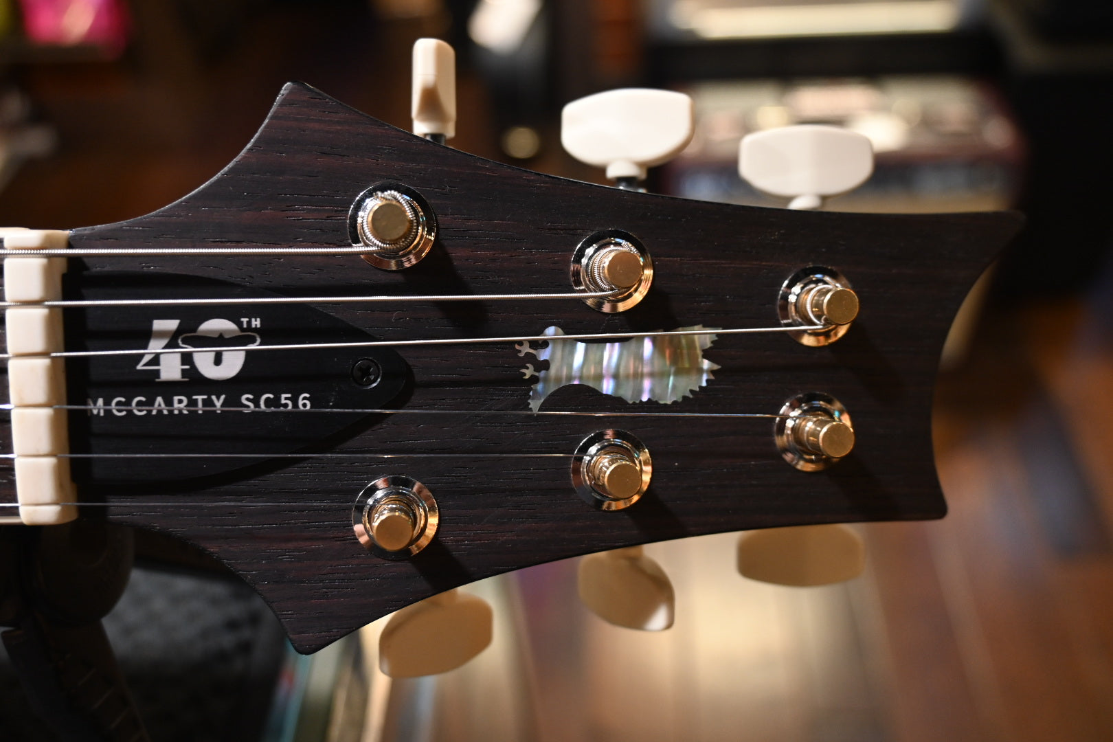 PRS 40th Anniversary McCarty SC56 Limited Edition - Translucent Black Guitar #6190 - Danville Music