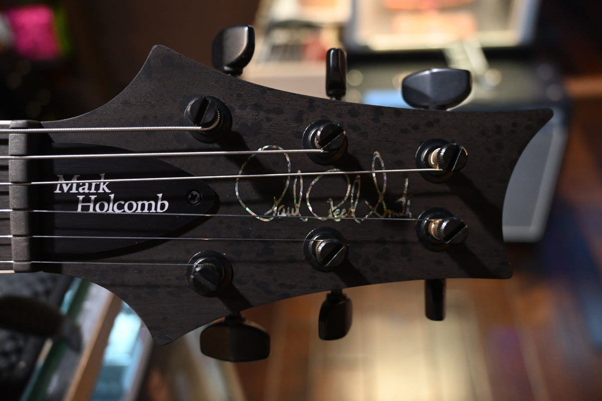 PRS Wood Library Holcomb 10-Top Quilt - Gray Black Fade Guitar #0526