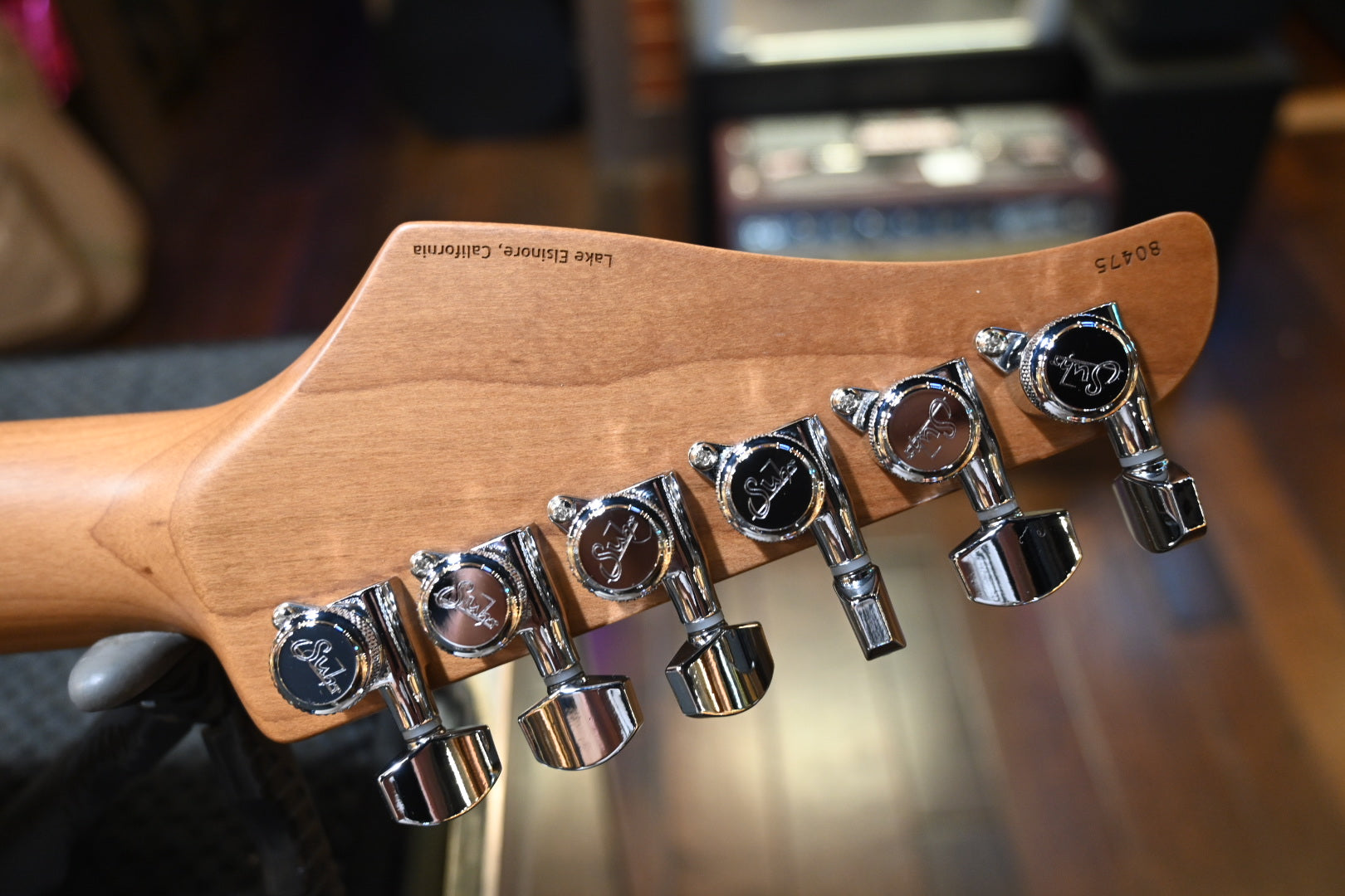 Suhr Standard Plus Roasted Maple - Trans Honey Amber Burst Guitar #0475 - Danville Music