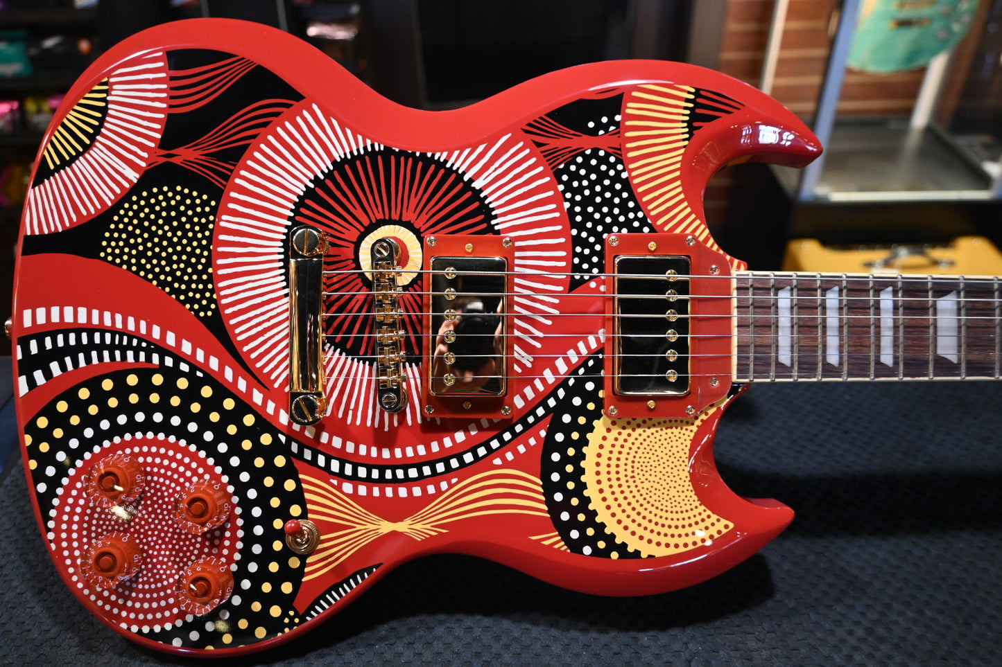 Epiphone Fatoumata Diawara SG - Ember Red Guitar #3327 - Danville Music