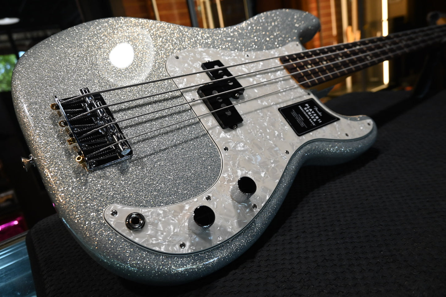 Fender 75th Anniversary Player II Precision Bass - Diamond Dust Sparkle Bass #5477 - Danville Music