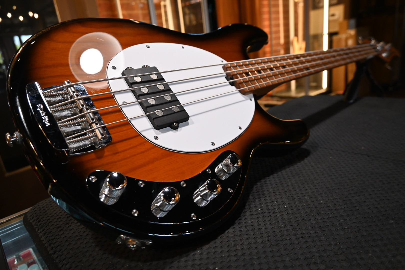 Music Man Stingray Special H - Vintage Tobacco Bass #3595 USED - Danville Music
