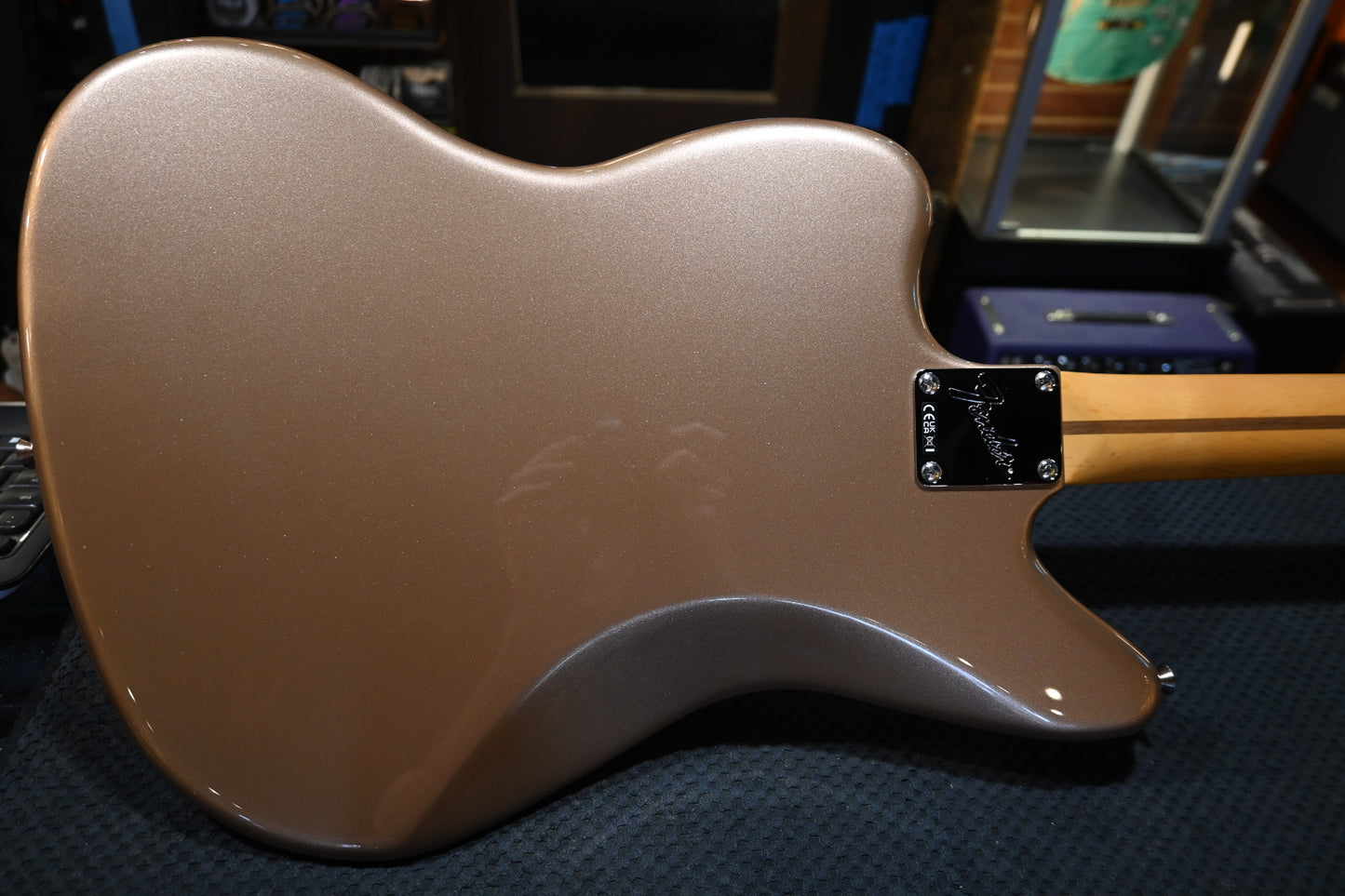 Fender American Professional Classic Jaguar - Faded Firemist Gold Guitar #8124