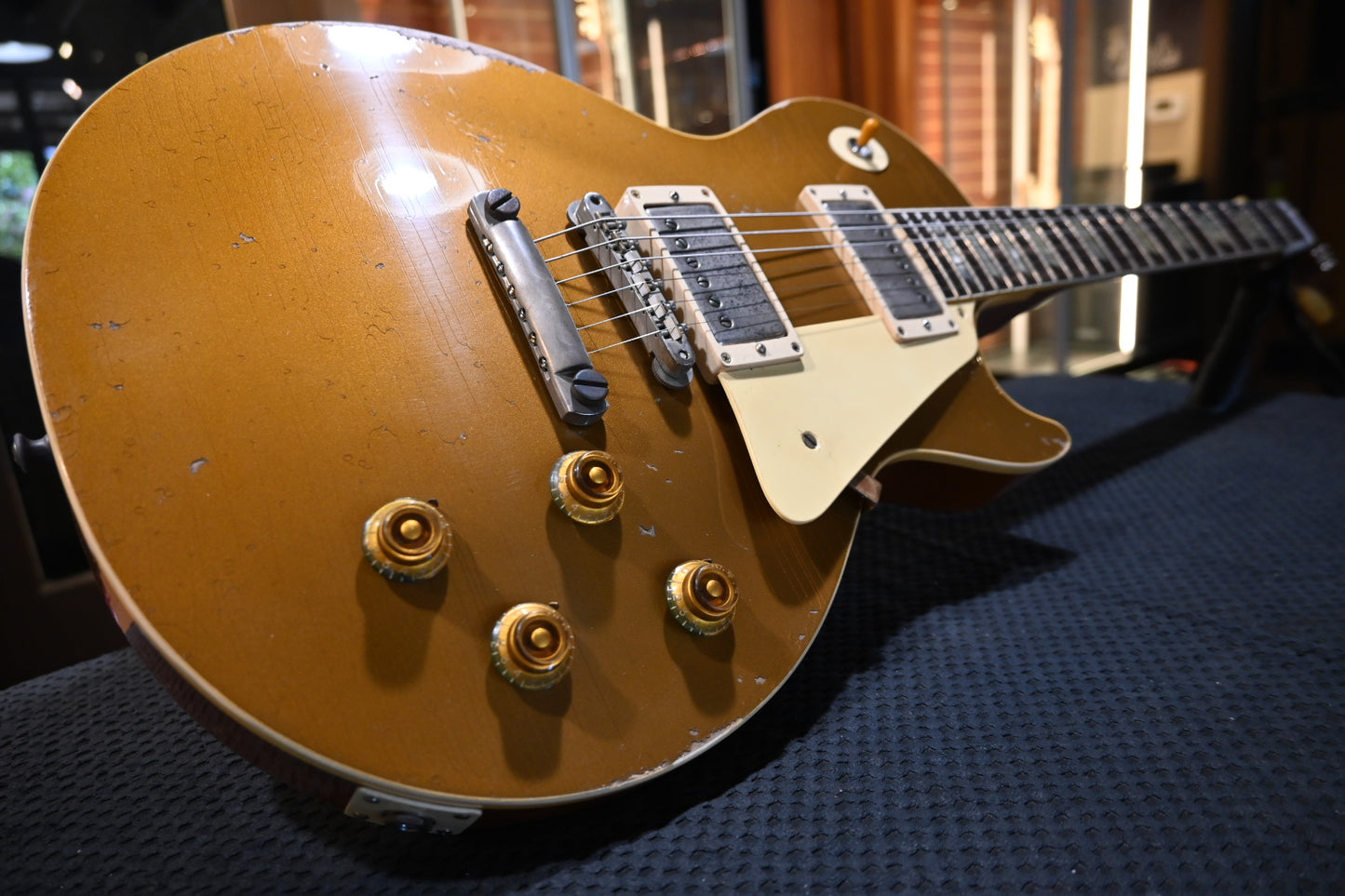 Gibson Custom Shop 1957 Les Paul Standard Reissue Murphy Lab Ultra Heavy Aged - Mustard Gold Guitar #6604