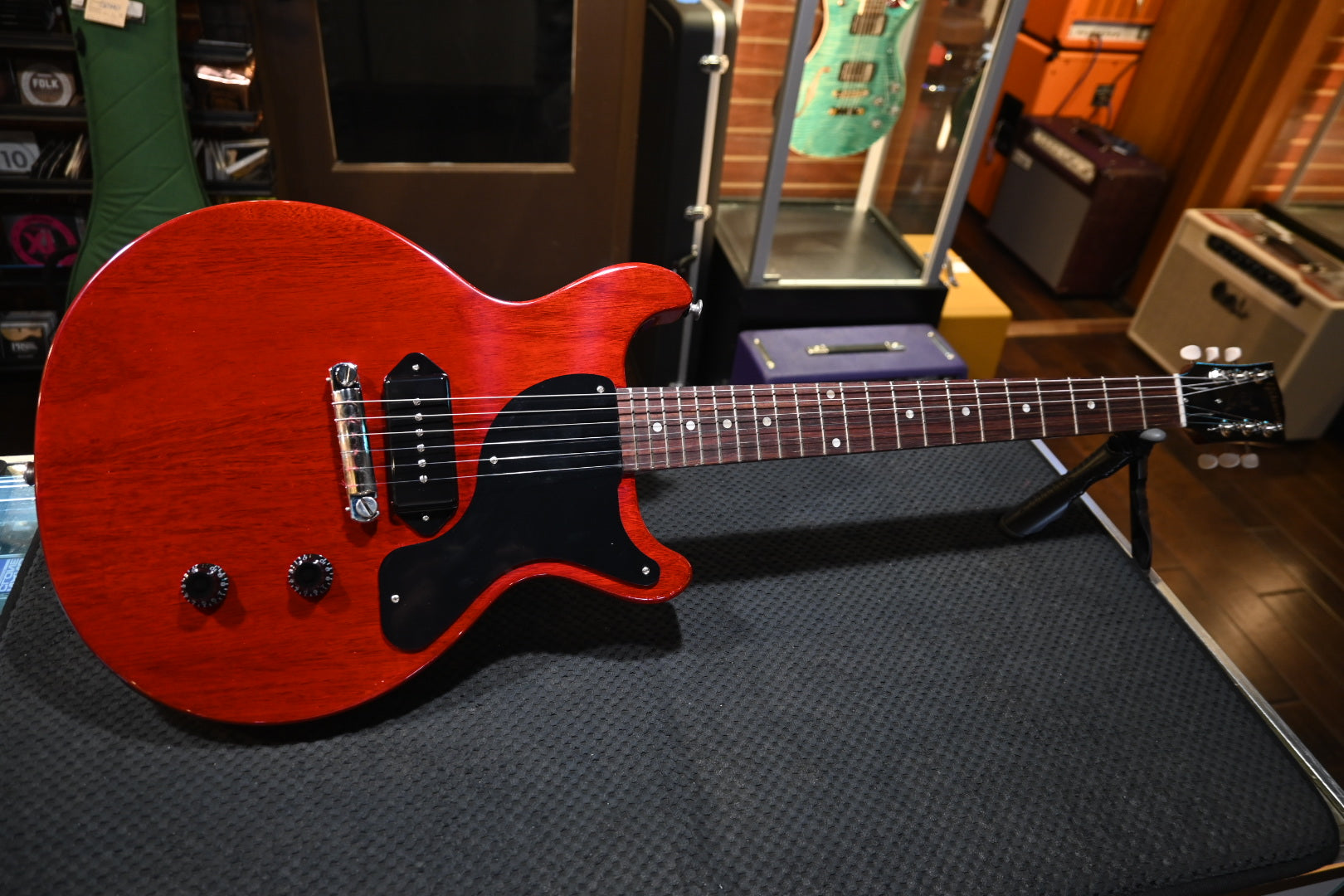 Gibson Les Paul Junior Double Cutaway - Vintage Cherry Guitar #0013 - Danville Music