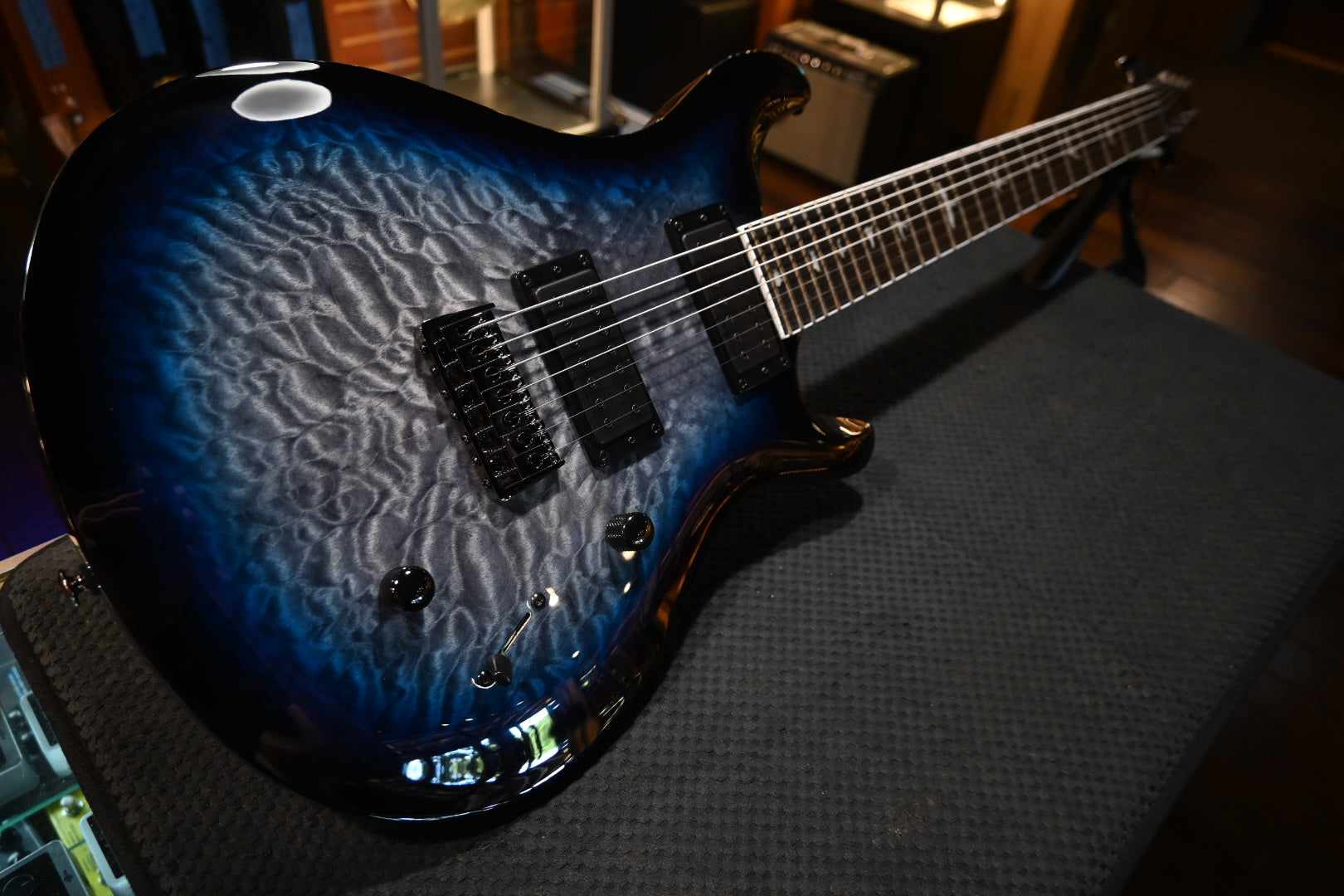 PRS SE Holcomb SVN - Holcomb Blue Burst Guitar #8119 - Danville Music