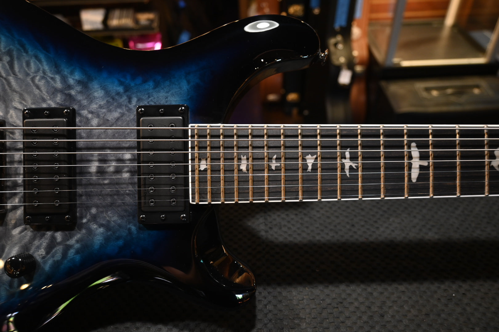 PRS SE Holcomb SVN - Holcomb Blue Burst Guitar #8119 - Danville Music