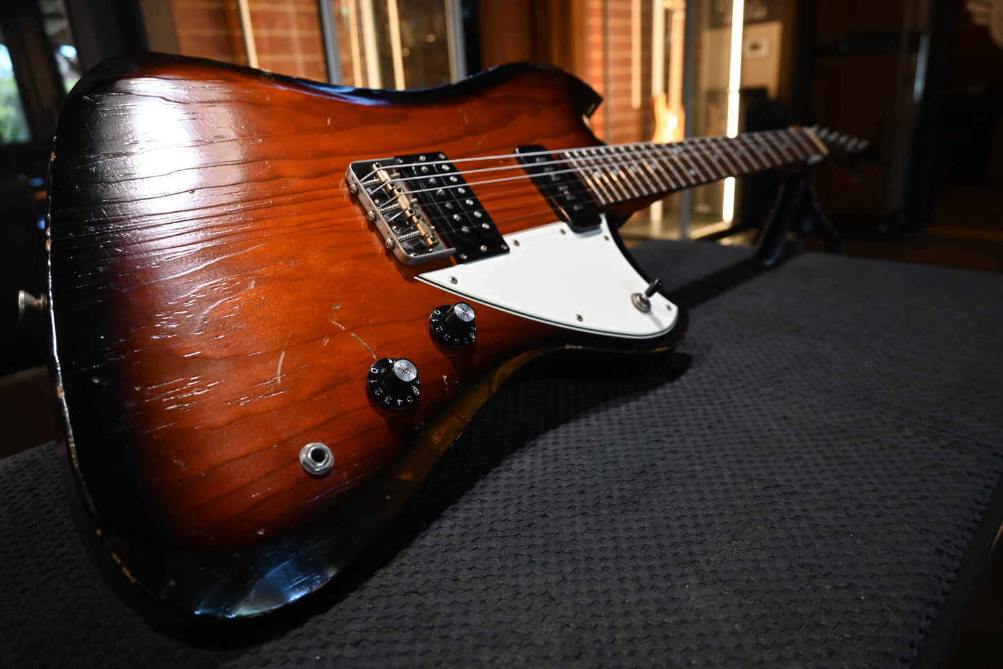 Novo Nucleus Voltur V2 - Firebird Burst Guitar #4653 - Danville Music