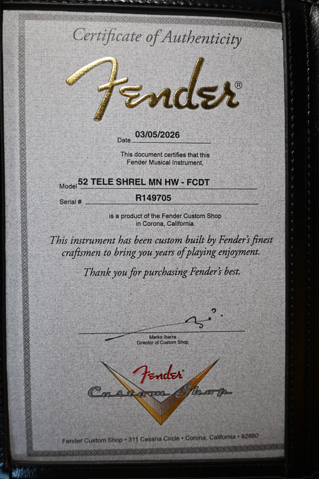 Fender Custom Shop 1952 Telecaster Super Heavy Relic - Faded Candy Tangerine Guitar #9705 - Danville Music