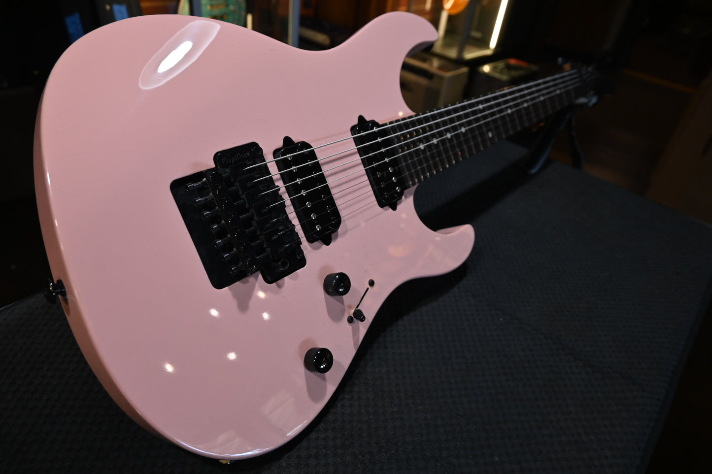 Suhr Modern 7 Antique Floyd - Shell Pink Guitar #1219 - Danville Music